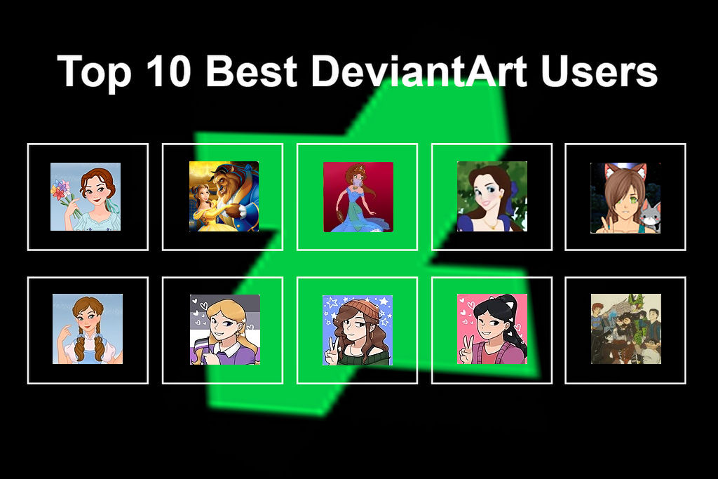 My Top 10 Best Deviantart Users by warriormoonnight on DeviantArt