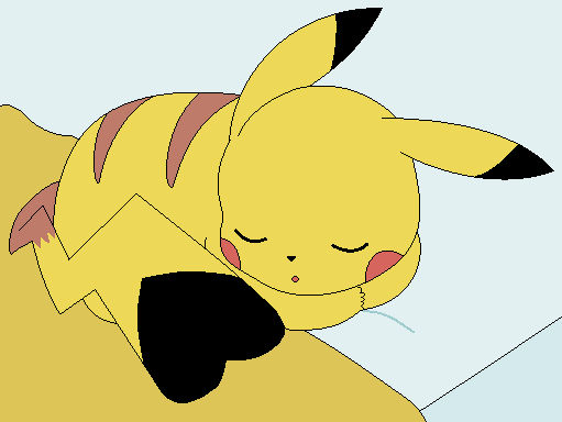 Sleeping in the Pokemon Centre by warriormoonnight on DeviantArt
