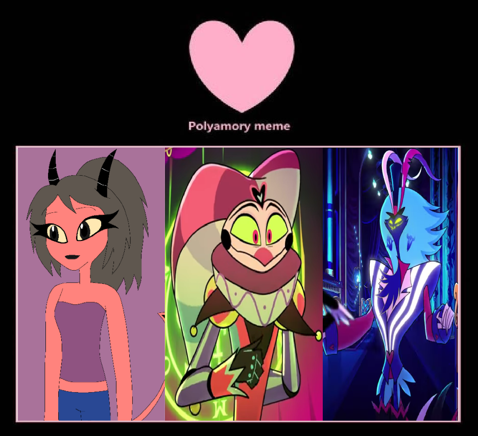 Polyamory Deviantart Helluva Boss Polyamory by warriormoonnight on DeviantArt