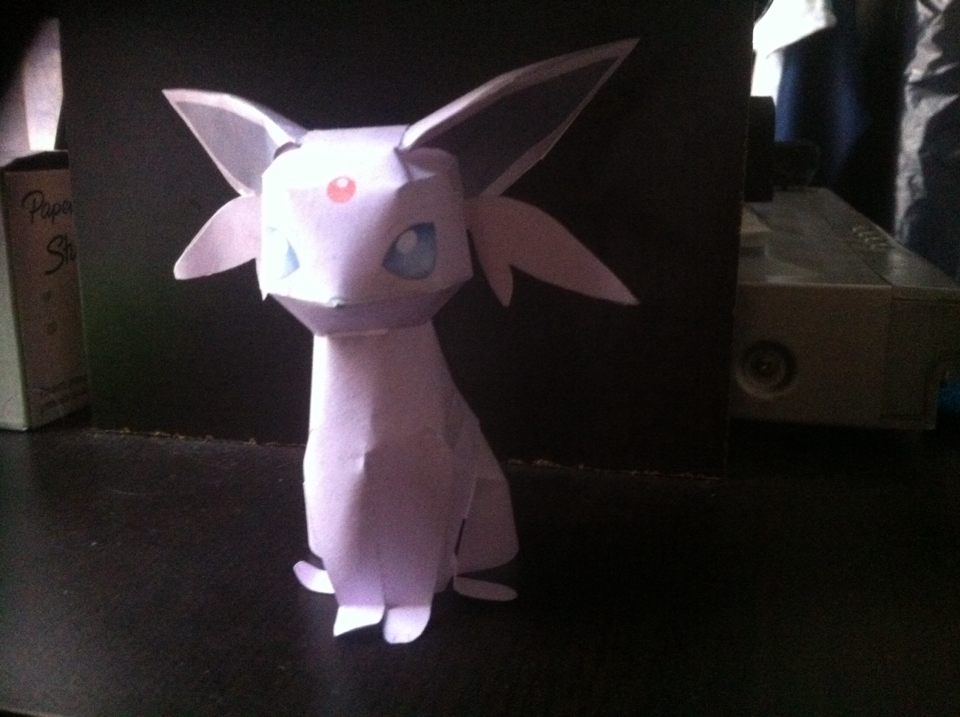 Espeon papercraft by Moni-umbreon on DeviantArt