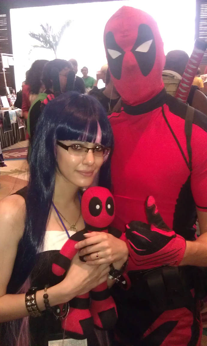 Stocking and Deadpool by strange-black-cat on DeviantArt