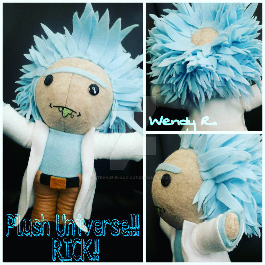 Monster Ricky Plush Plushie Rick - Rick and Morty by strange-black-cat on DeviantArt
