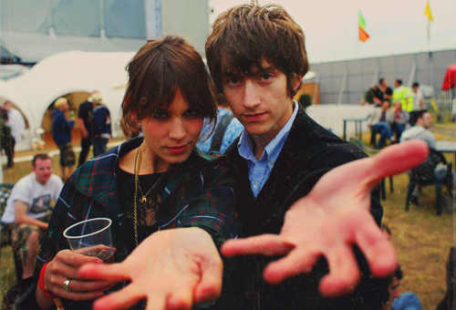 Alex Turner and Alexa Chung