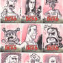 Walking Dead Sketch Cards 1