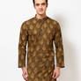 Olive Printed Kurta