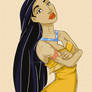 Pocahontas Sketch Coloured