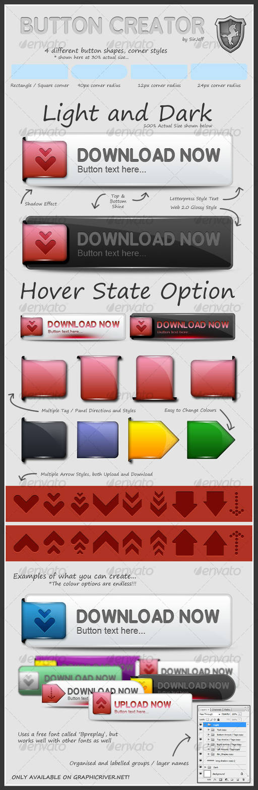 Web Button Creator by sirjeffoakley on DeviantArt
