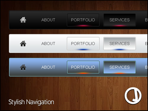 Stylish Navigation by sirjeffoakley