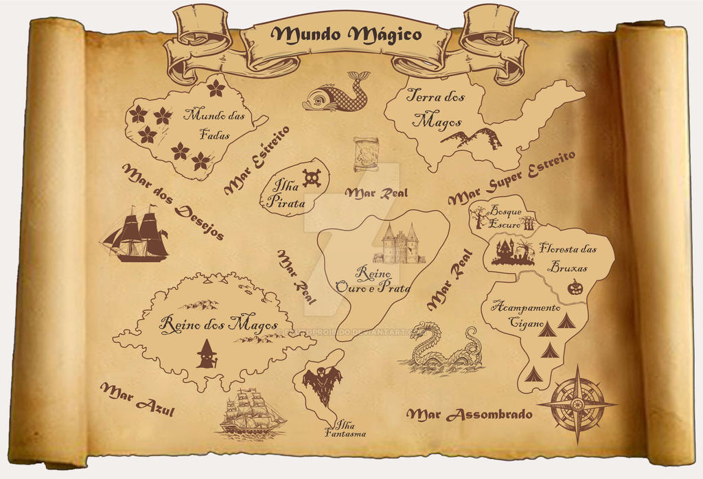 Magic Land Map by frutoproibido on DeviantArt