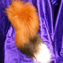 Red Fox Tail w Extra Floof