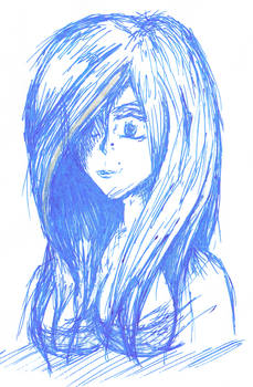 Ink Blue Girl