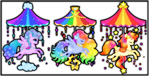 Celestial Carousel Ponies