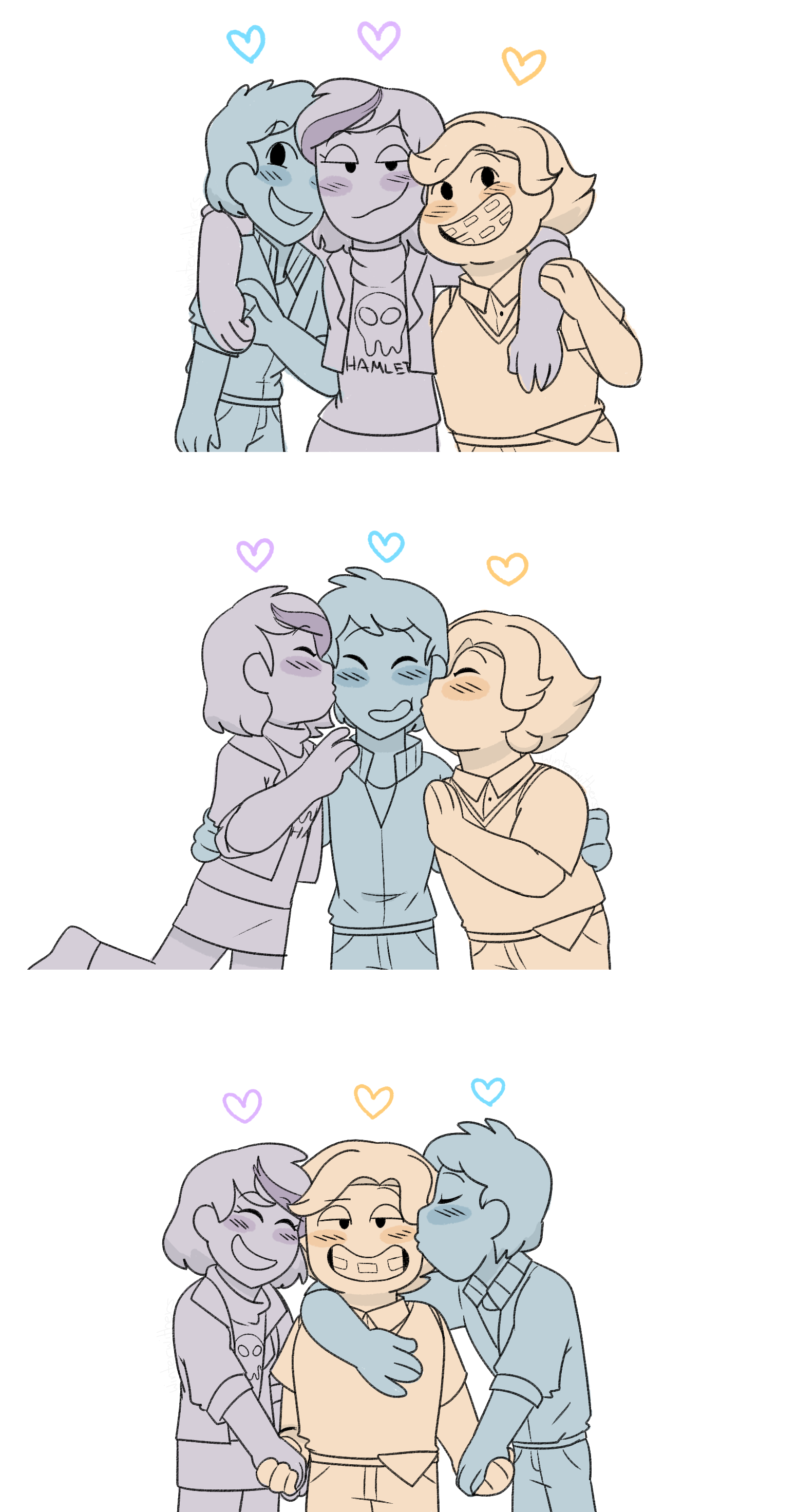 The OT3 by ScarabeeArt on DeviantArt