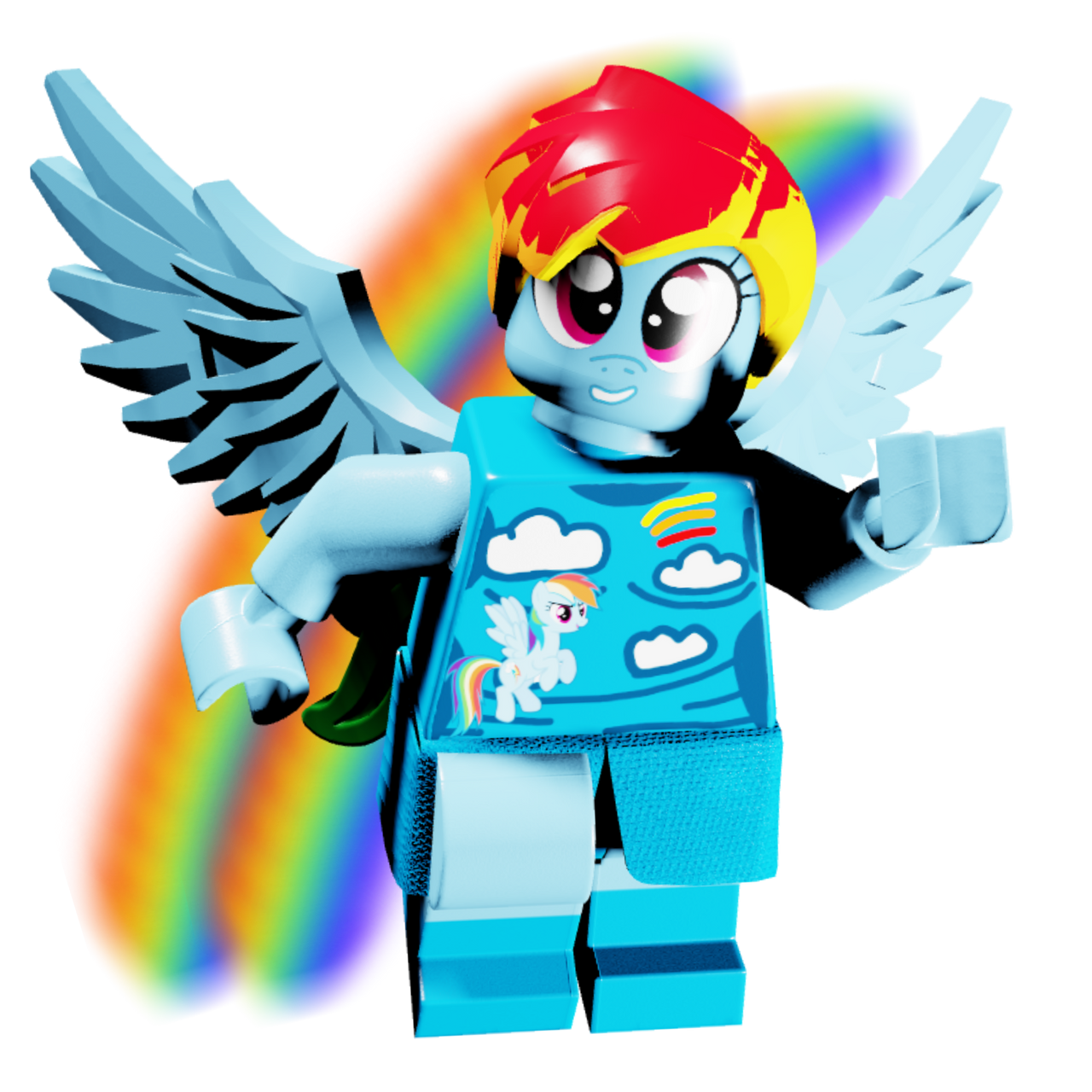 Lego My Little Pony Name Rainbow Dash by kameronkam on DeviantArt