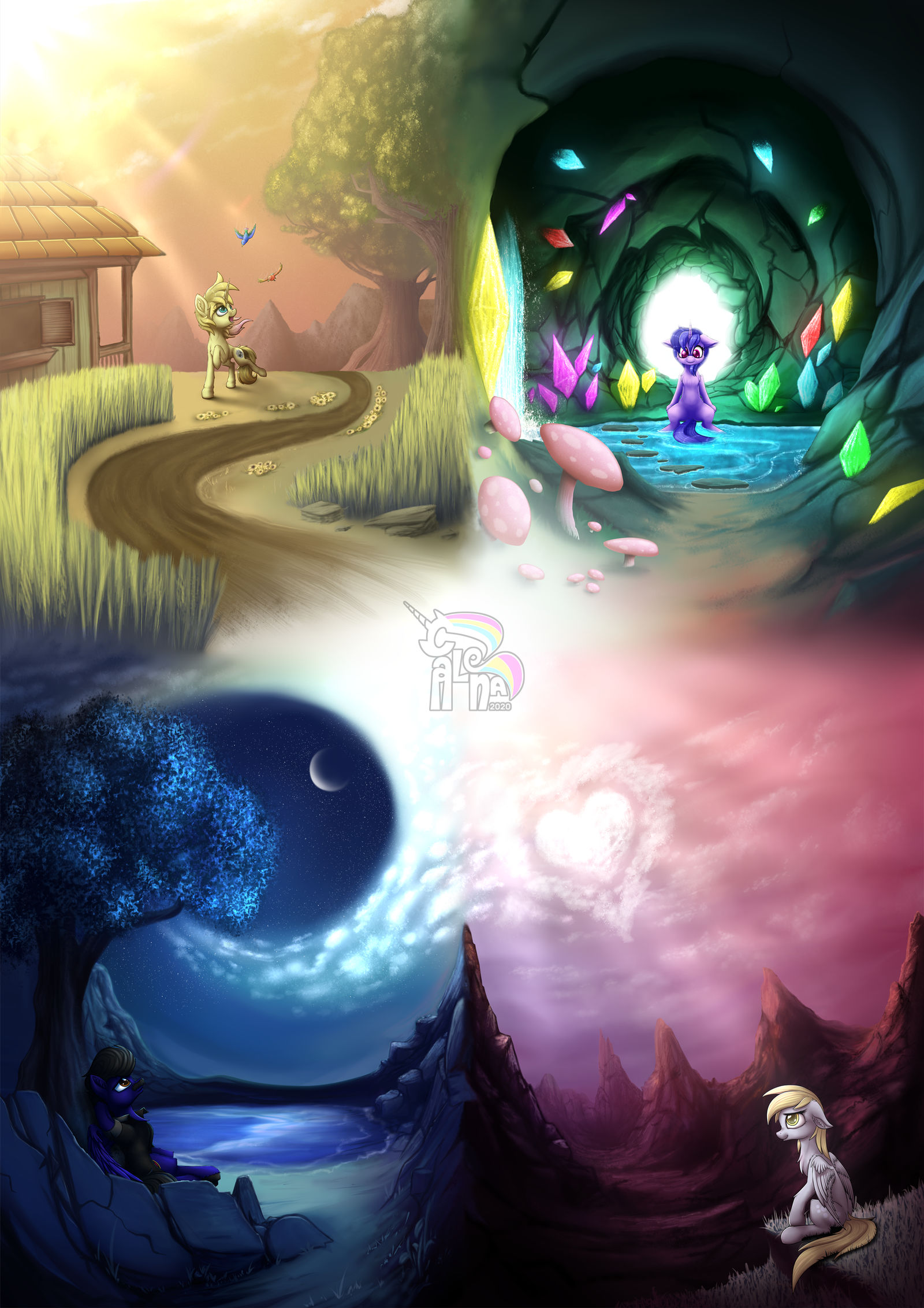 Life Ponies Set