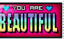 you are beautiful.