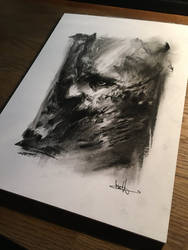 Charcoal. 