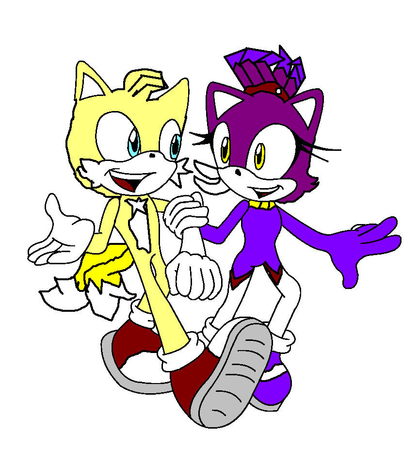 tails and blaze by sonazelover132 on DeviantArt