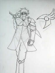 Drake Knight (RWBY OC) Rough Sketch