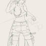 Tifa Lockhart - Lineart