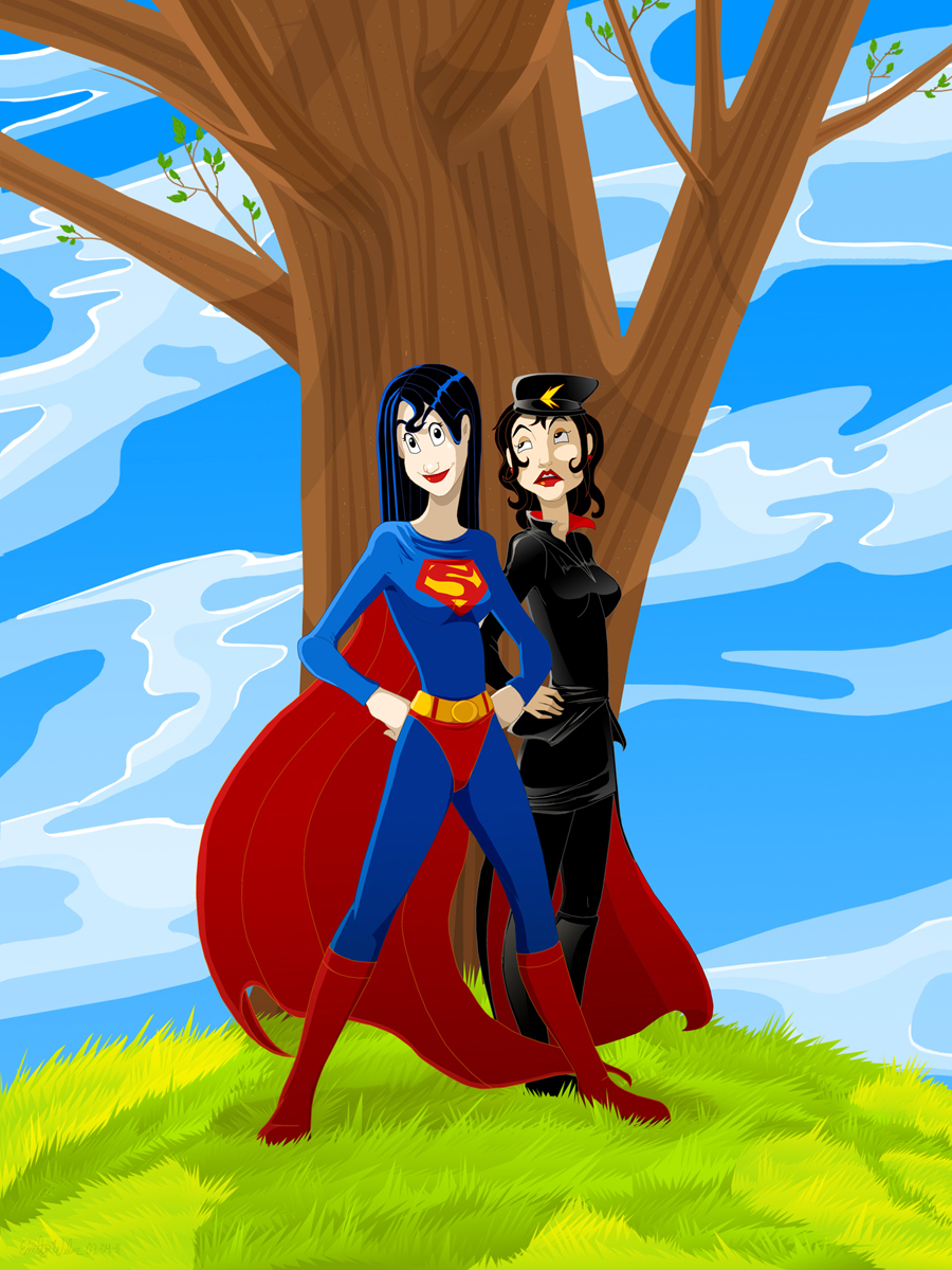 Super Woman and Ms. Mercy