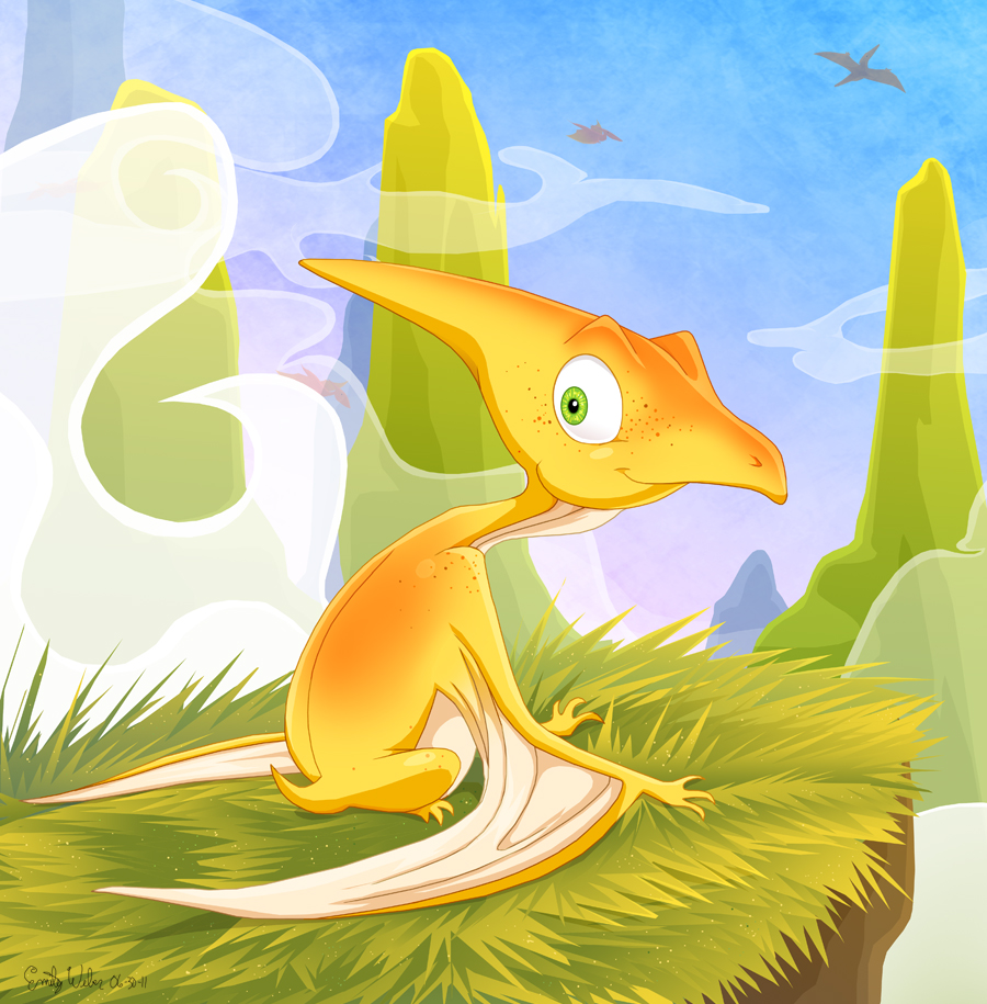 Baby Pterodactyl by DrZime on DeviantArt