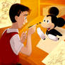 Freddie draws Mickey to Life