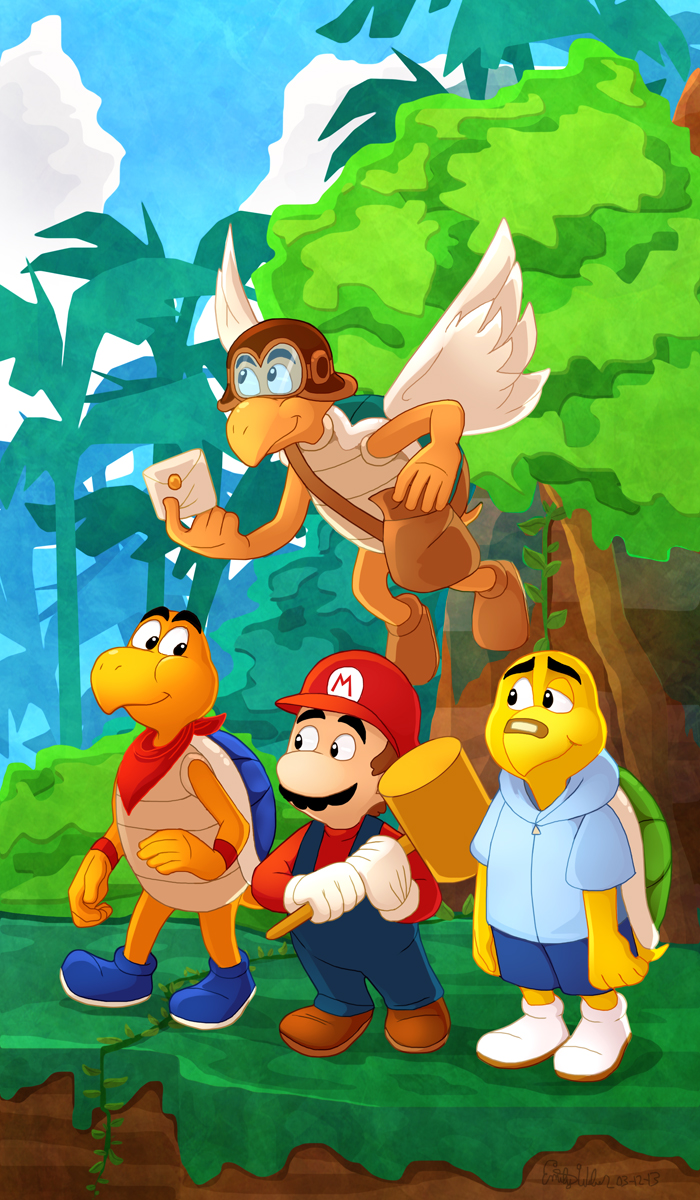 Mario and his Koopa Friends