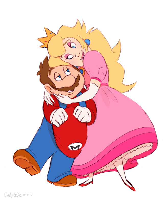 Mario and Peach