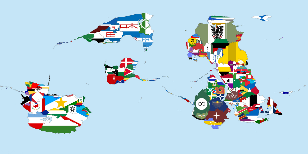 Simple Flag Map by DJMapping on DeviantArt