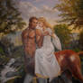 Last Centaur painting wip 2