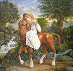 The Last Centaur painting by dashinvaine