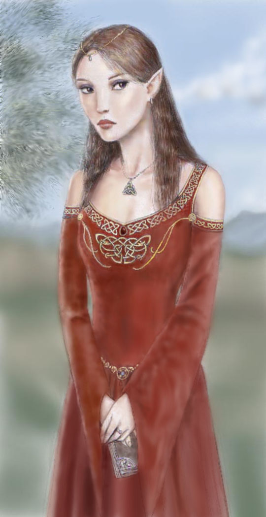  Elf Princess coloured