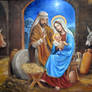 nativity with manger