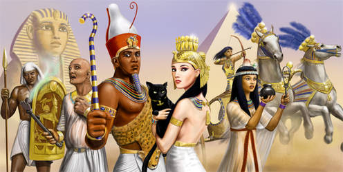 Egyptian Characters reworked