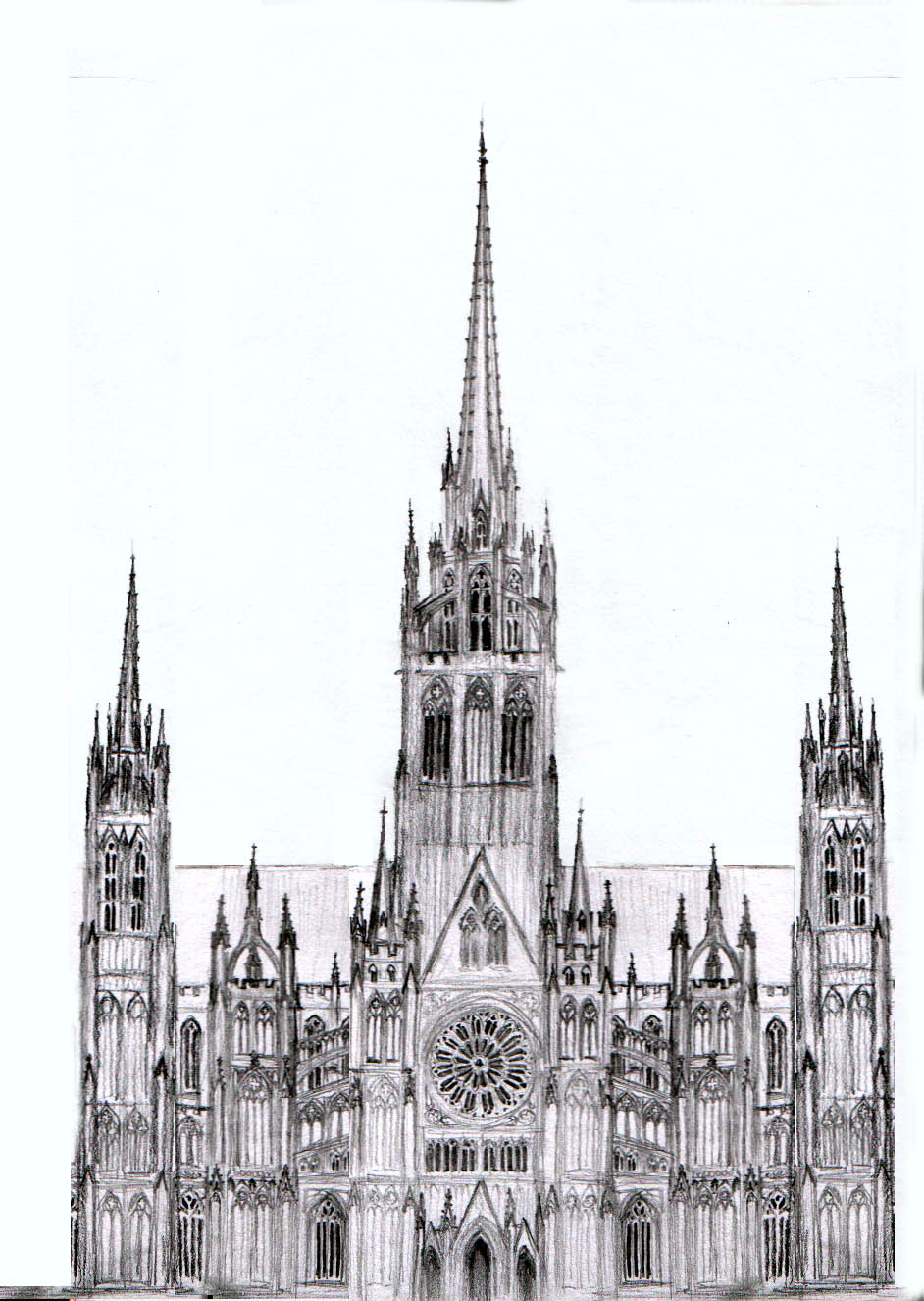 dark cathedral sketch