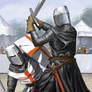 Duelling Knights In Helms