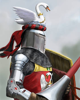 Knight With Swan Crest