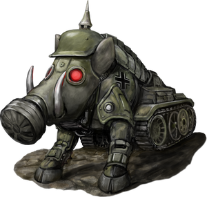 Boar Cyborg Halftrack Thing