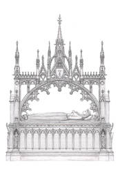 Gothic tomb