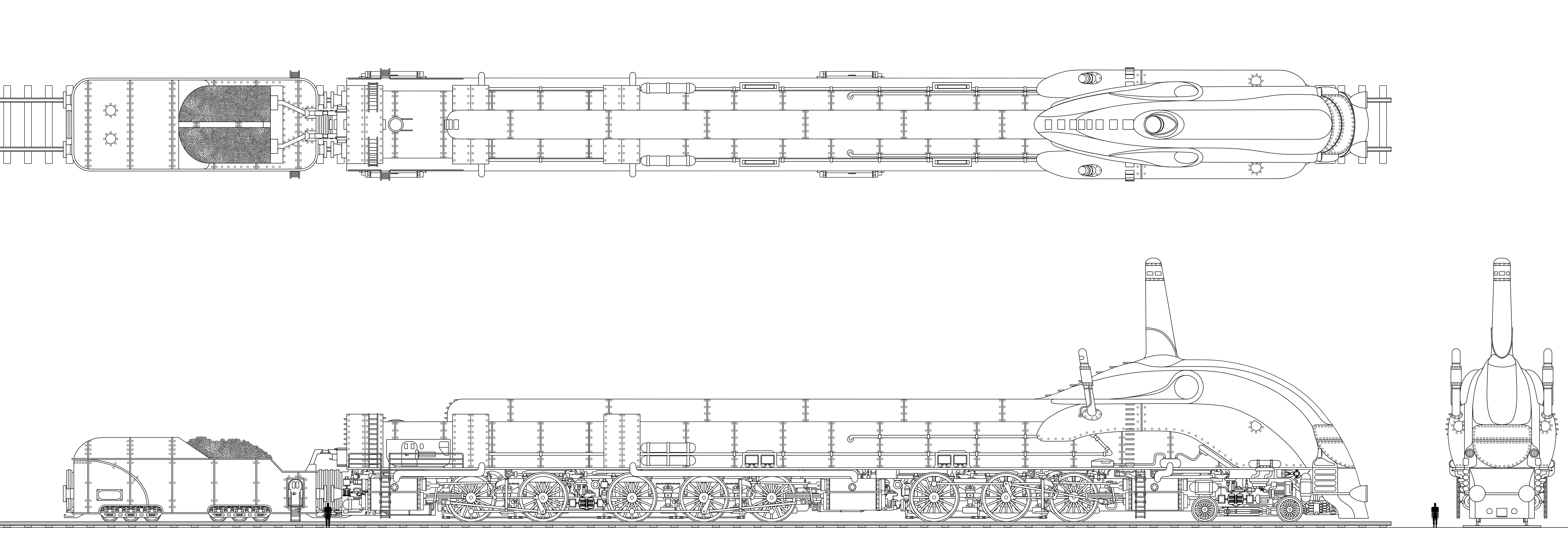 The Mighty Transarctica Locomotive with Tender