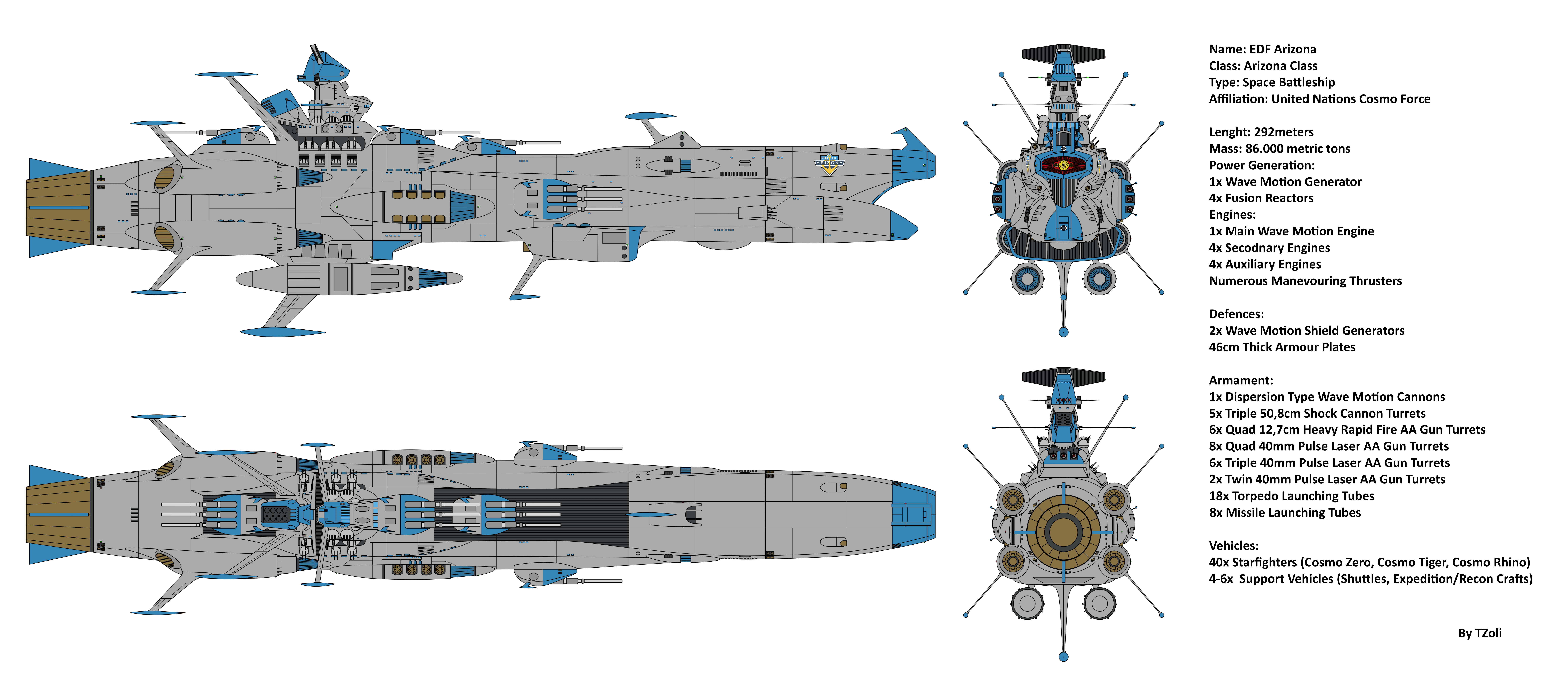 Space Battleship EDF Arizona