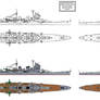 Myoko class heavy cruiser preliminary variants