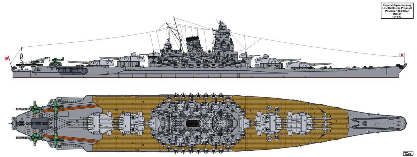 Last Japanese Battleship proposal