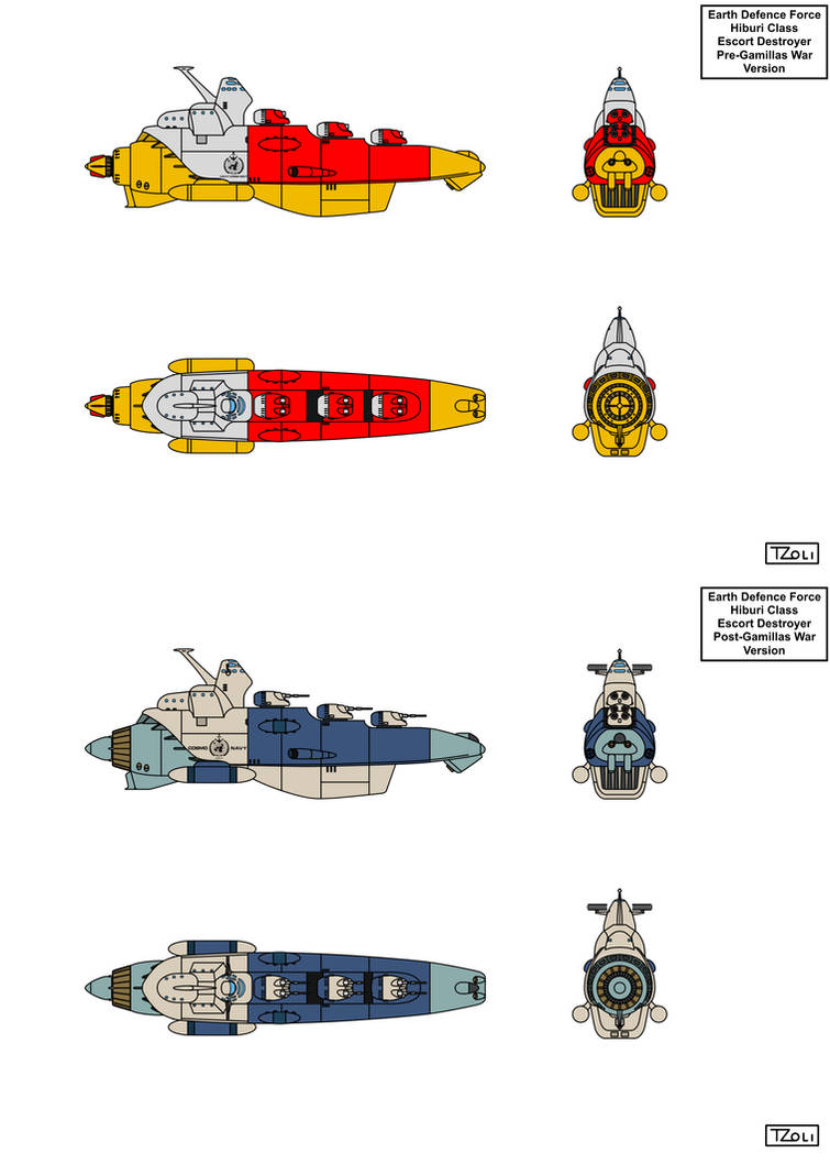 EDF Escort Destroyer by Tzoli