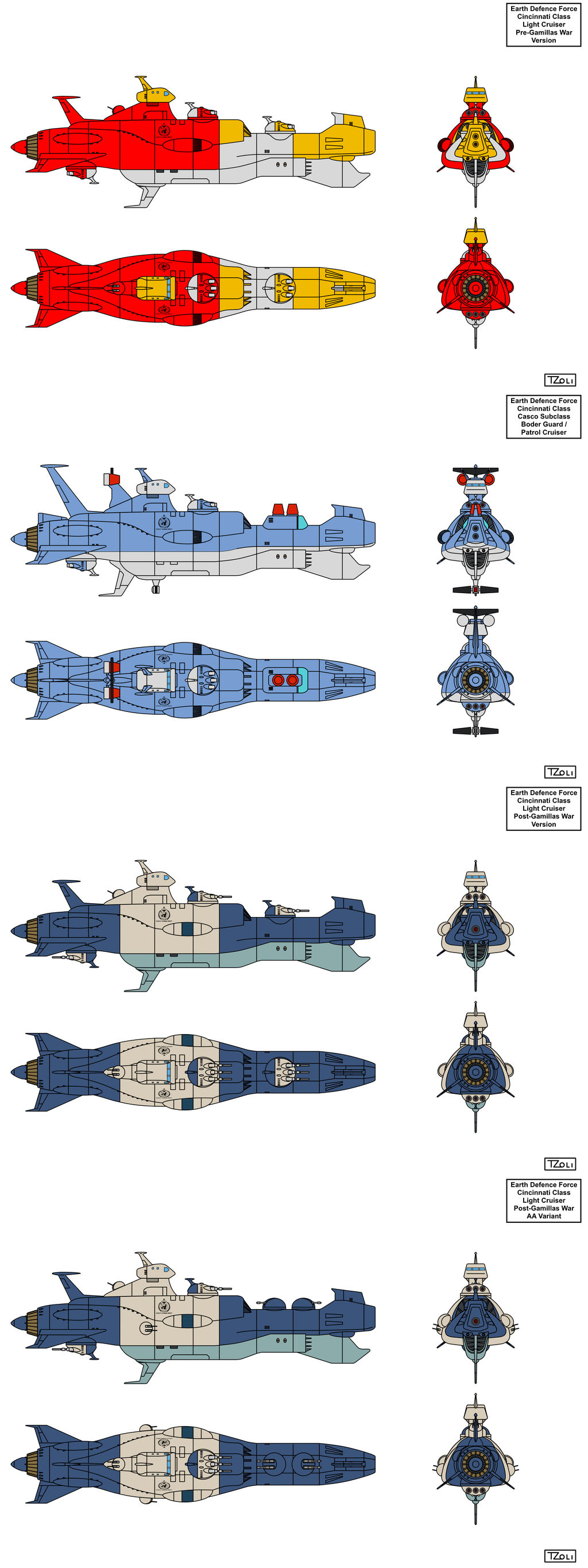 EDF Light Cruiser by Tzoli