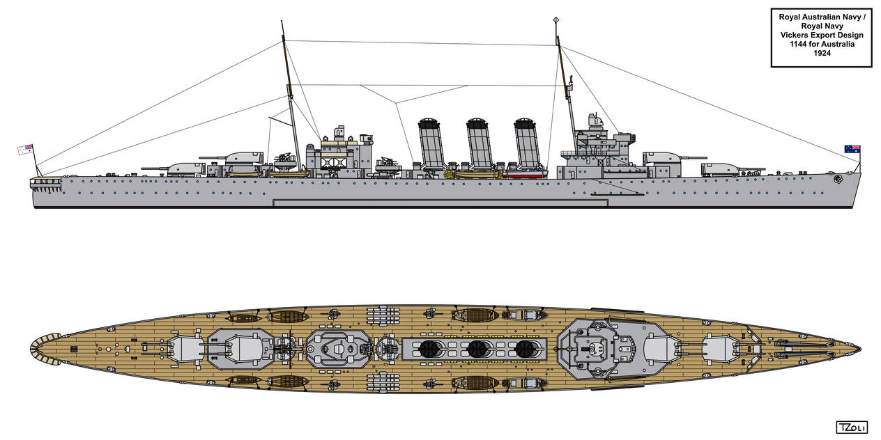 Vickers Export Design 1144 for Australia by Tzoli