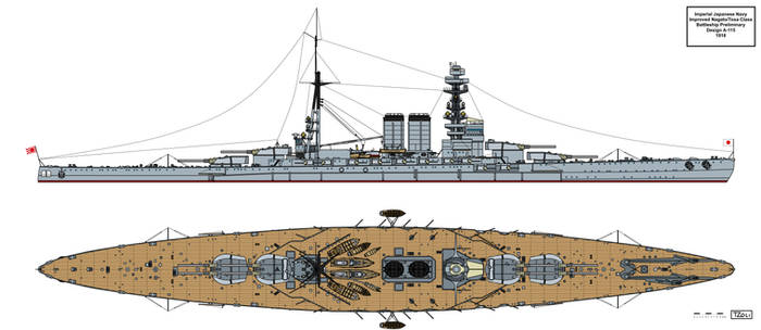 IJN Battleship Design A-115