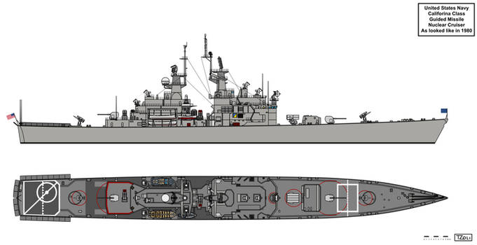 California Class Nuclear Guided Missile Cruiser