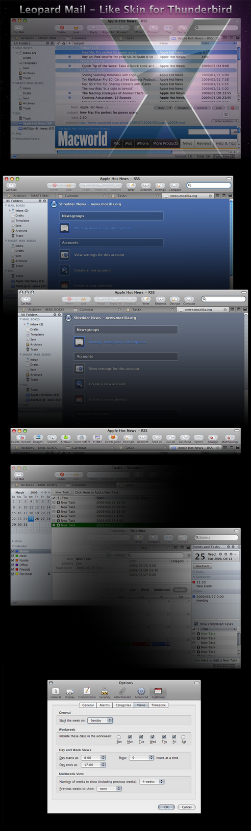 Mac OS X Leopard Mail 3.2.6 by REO-2007